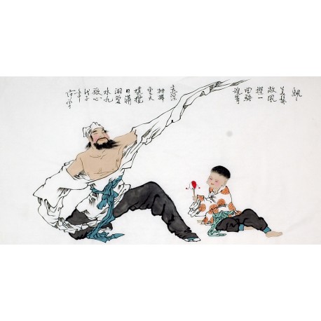 Chinese Figure Painting - CNAG010332