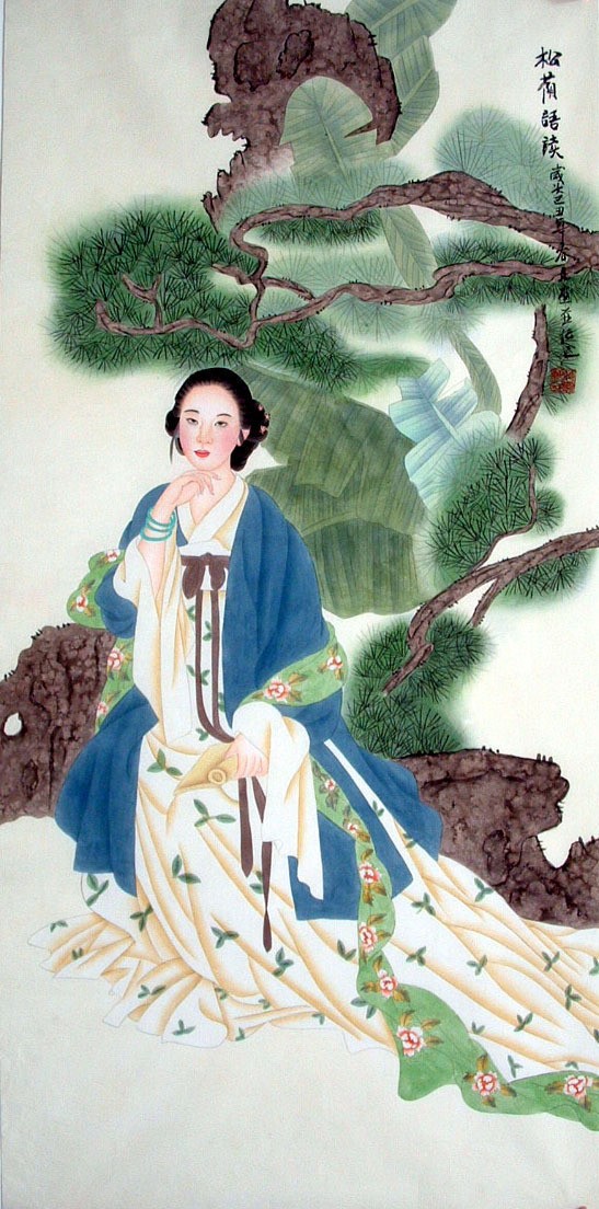 Chinese Figure Painting - CNAG010340