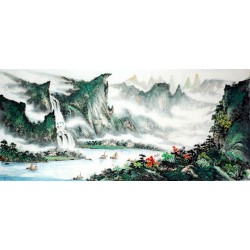 Chinese Landscape Painting - CNAG010346
