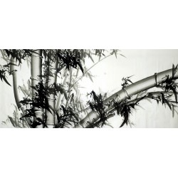 Chinese Ink Bamboo Painting - CNAG010348