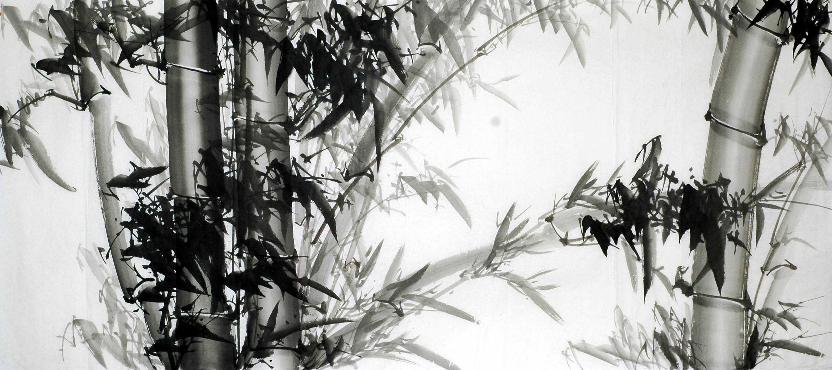 Chinese Ink Bamboo Painting - CNAG010350