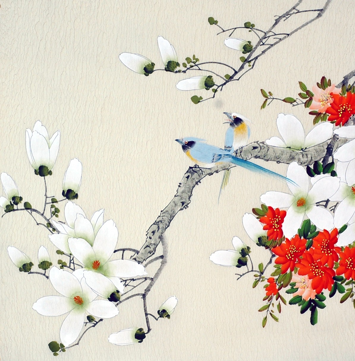 Chinese Flowers&Trees Painting - CNAG010353