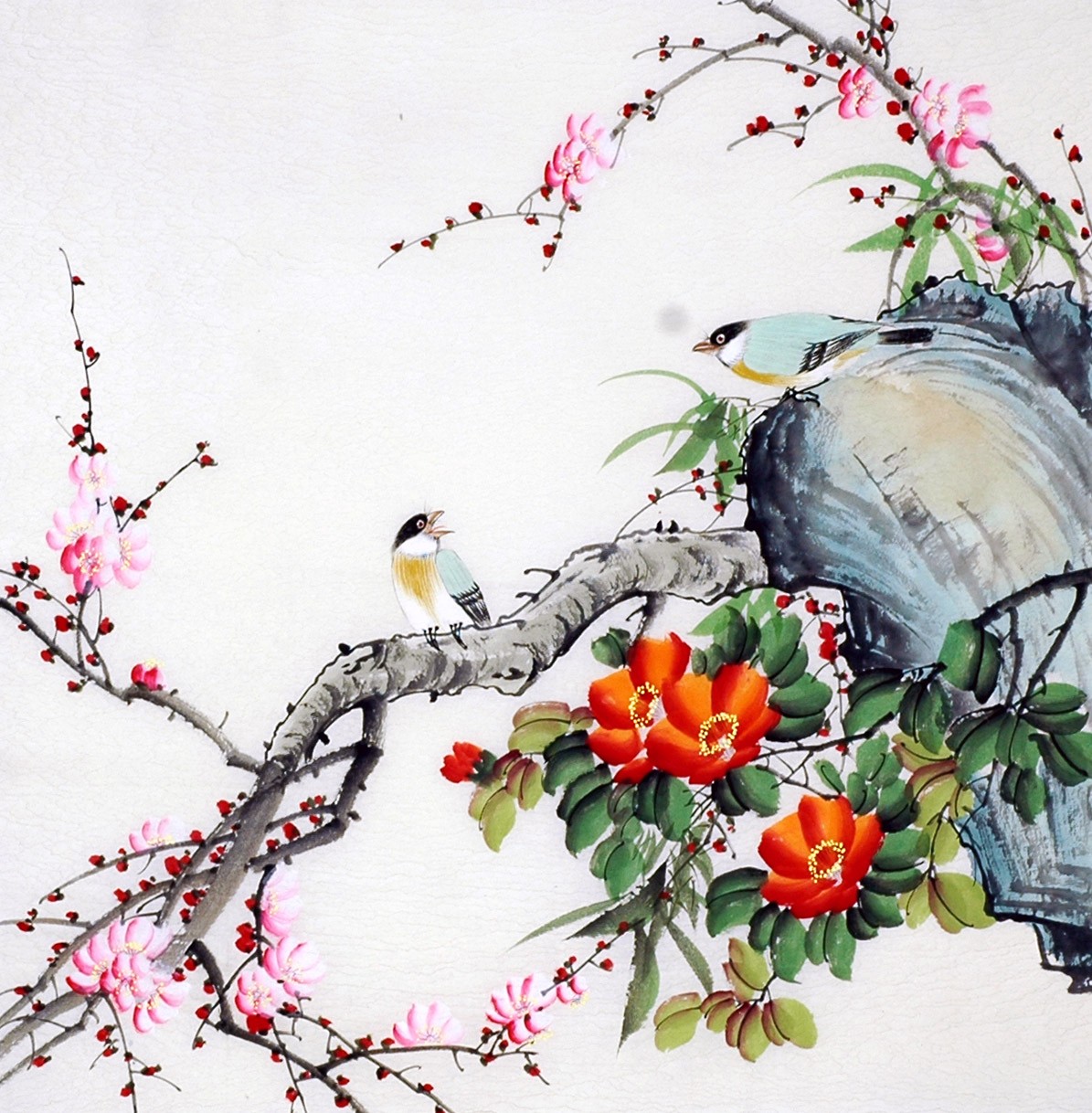 Chinese Flowers&Trees Painting - CNAG010358