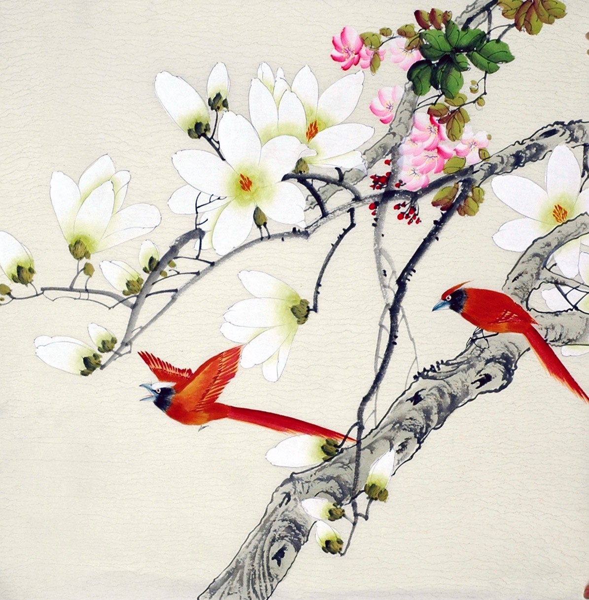 Chinese Flowers&Trees Painting - CNAG010360