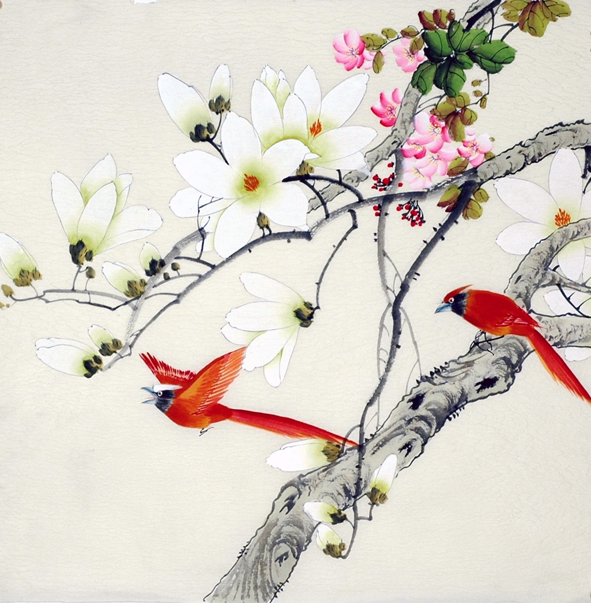 Chinese Flowers&Trees Painting - CNAG010362