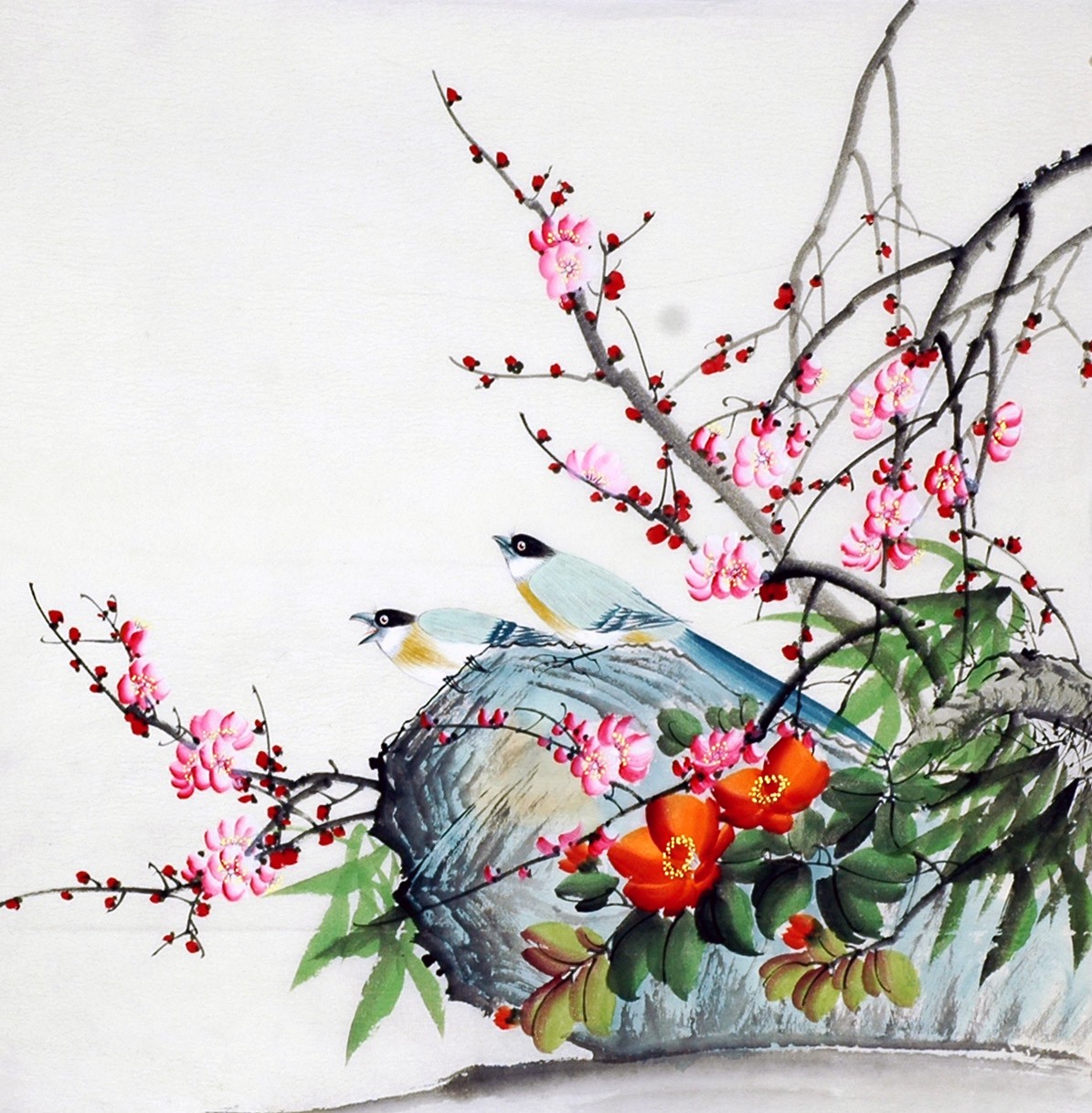 Chinese Flowers&Trees Painting - CNAG010365
