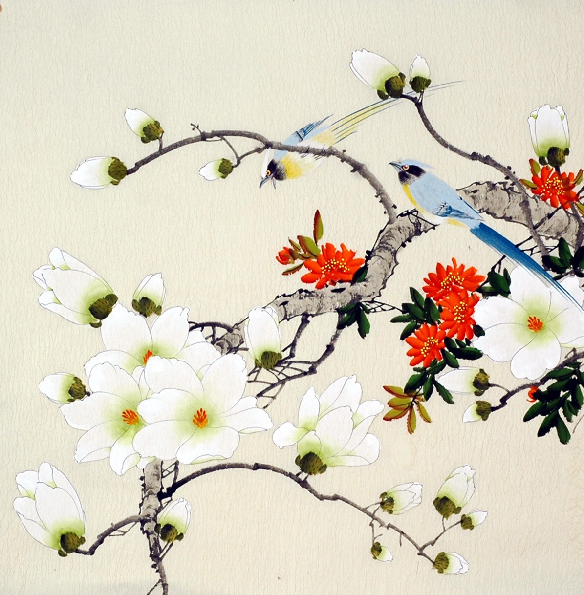 Chinese Flowers&Trees Painting - CNAG010366