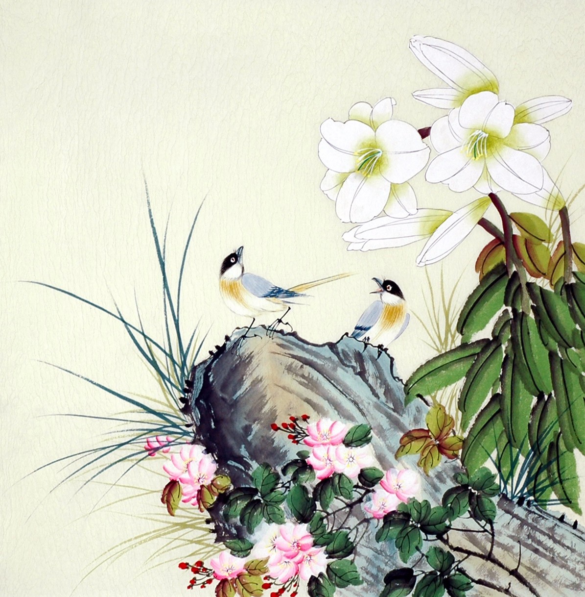 Chinese Flowers&Trees Painting - CNAG010369