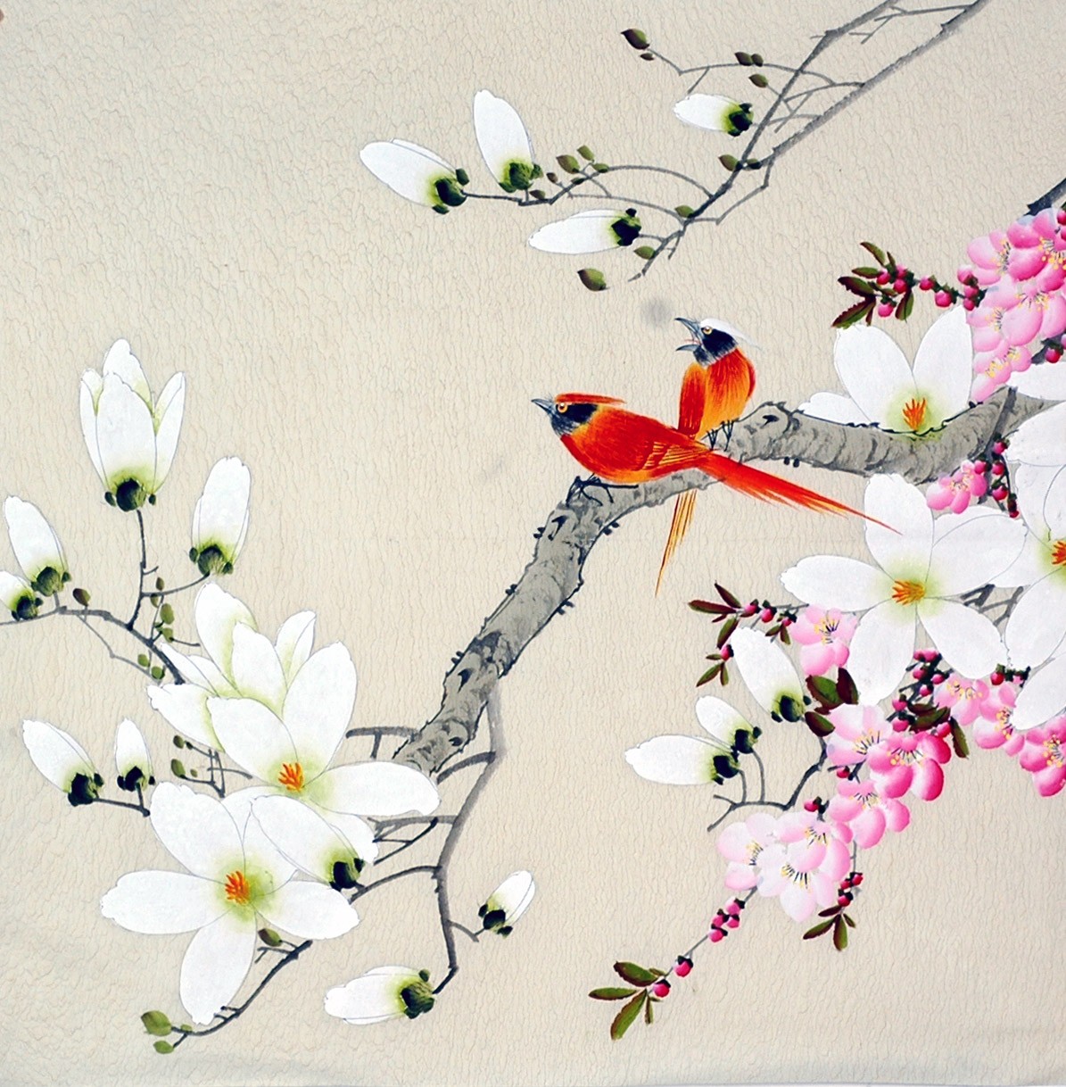 Chinese Flowers&Trees Painting - CNAG010374