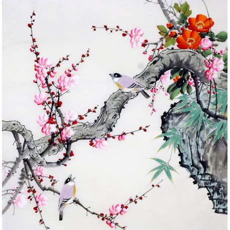 Chinese Flowers&Trees Painting - CNAG010380