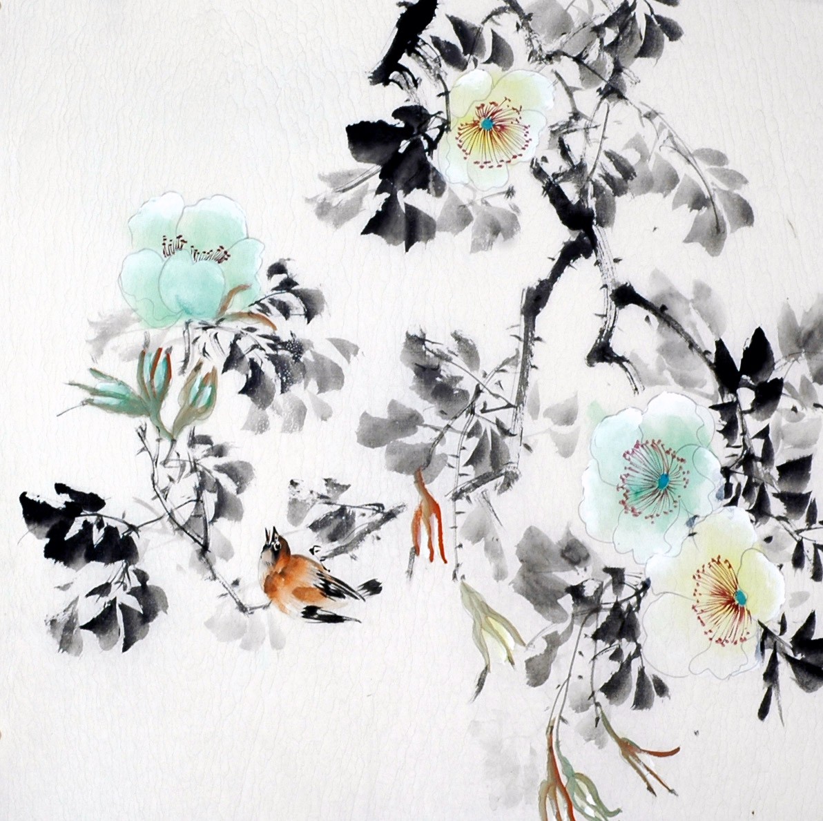 Chinese Flowers&Trees Painting - CNAG010386