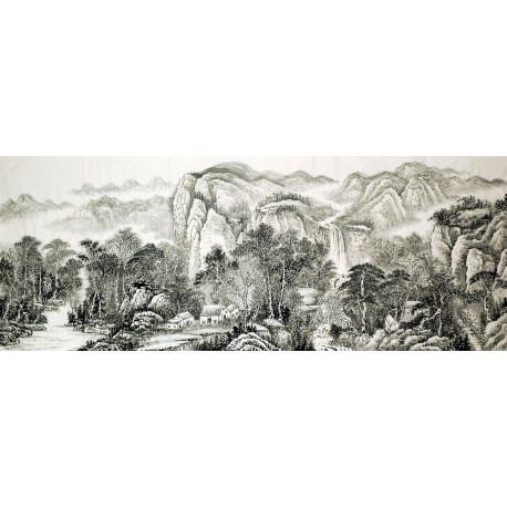 Chinese Landscape Painting - CNAG010387