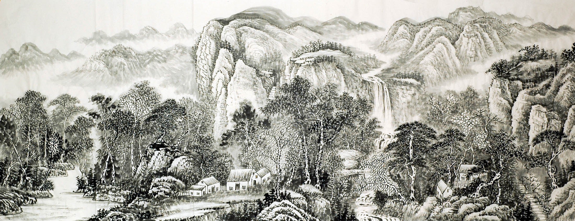Chinese Landscape Painting - CNAG010387