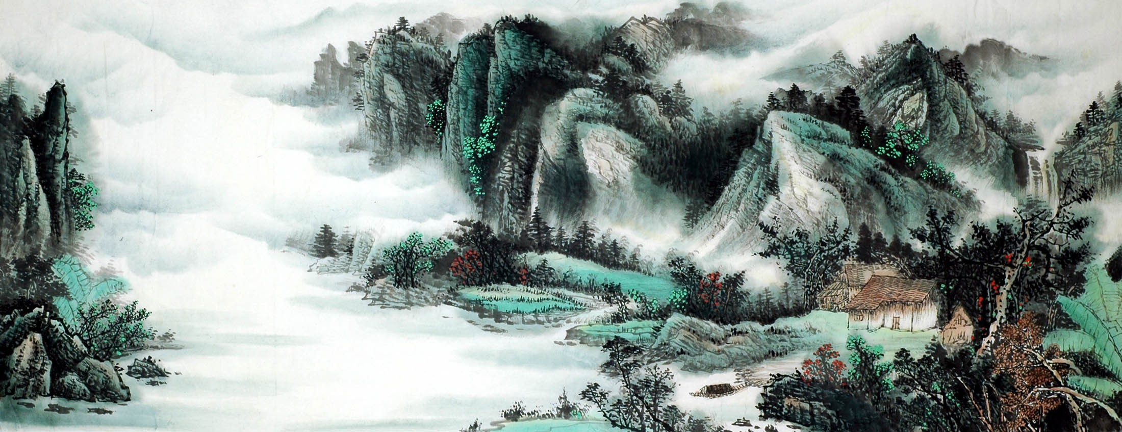 Chinese Landscape Painting - CNAG010390