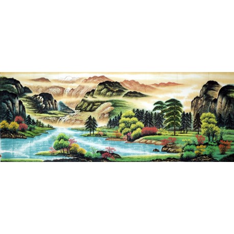 Chinese Landscape Painting - CNAG010391