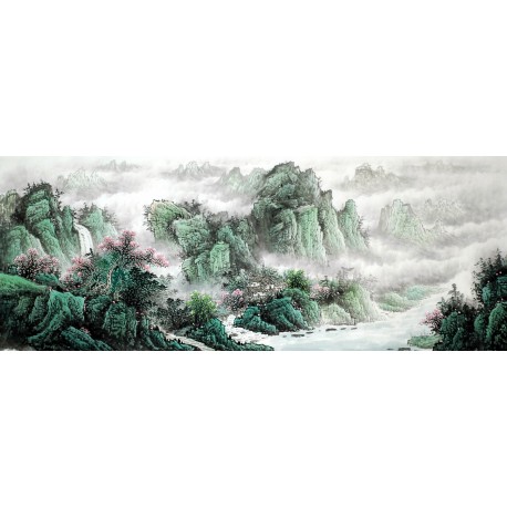 Chinese Landscape Painting - CNAG010393