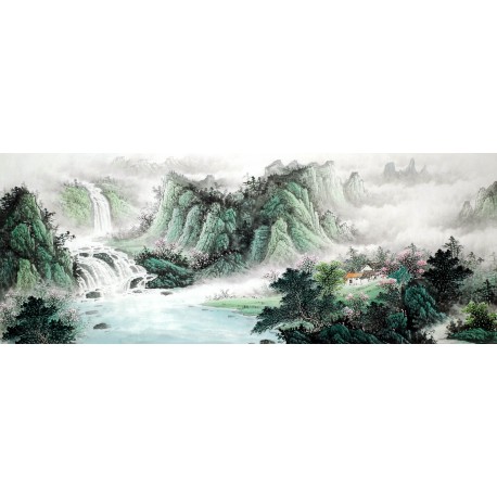 Chinese Landscape Painting - CNAG010395