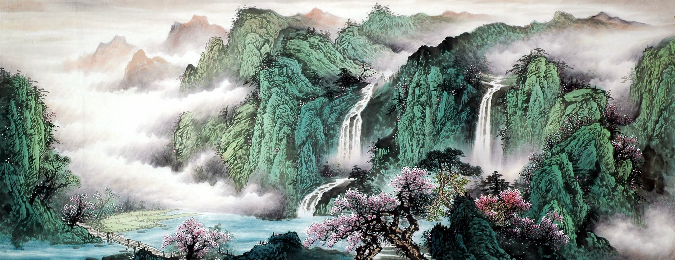 Chinese Landscape Painting - CNAG010397