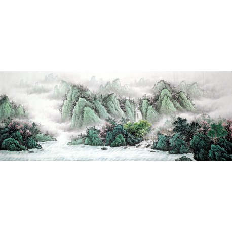 Chinese Landscape Painting - CNAG010398