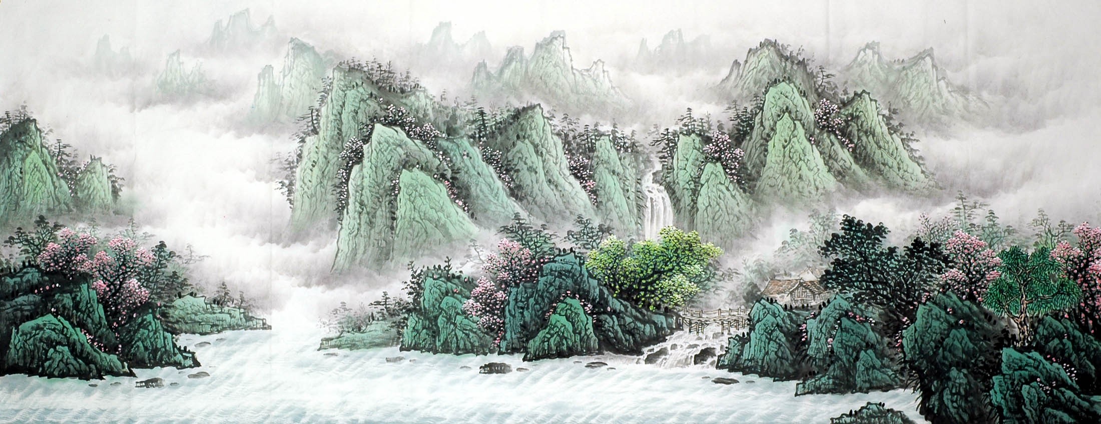 Chinese Landscape Painting - CNAG010398 Chinese Landscape Painting - CNAG010398