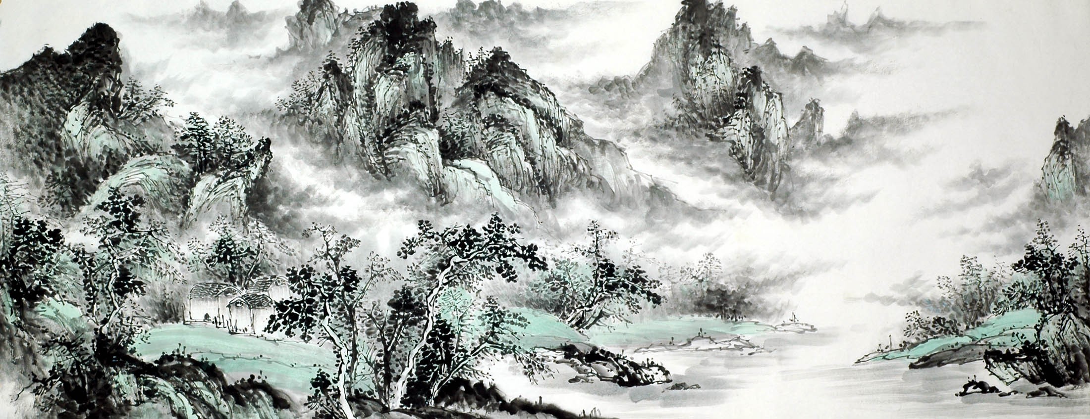 Chinese Landscape Painting - CNAG010399