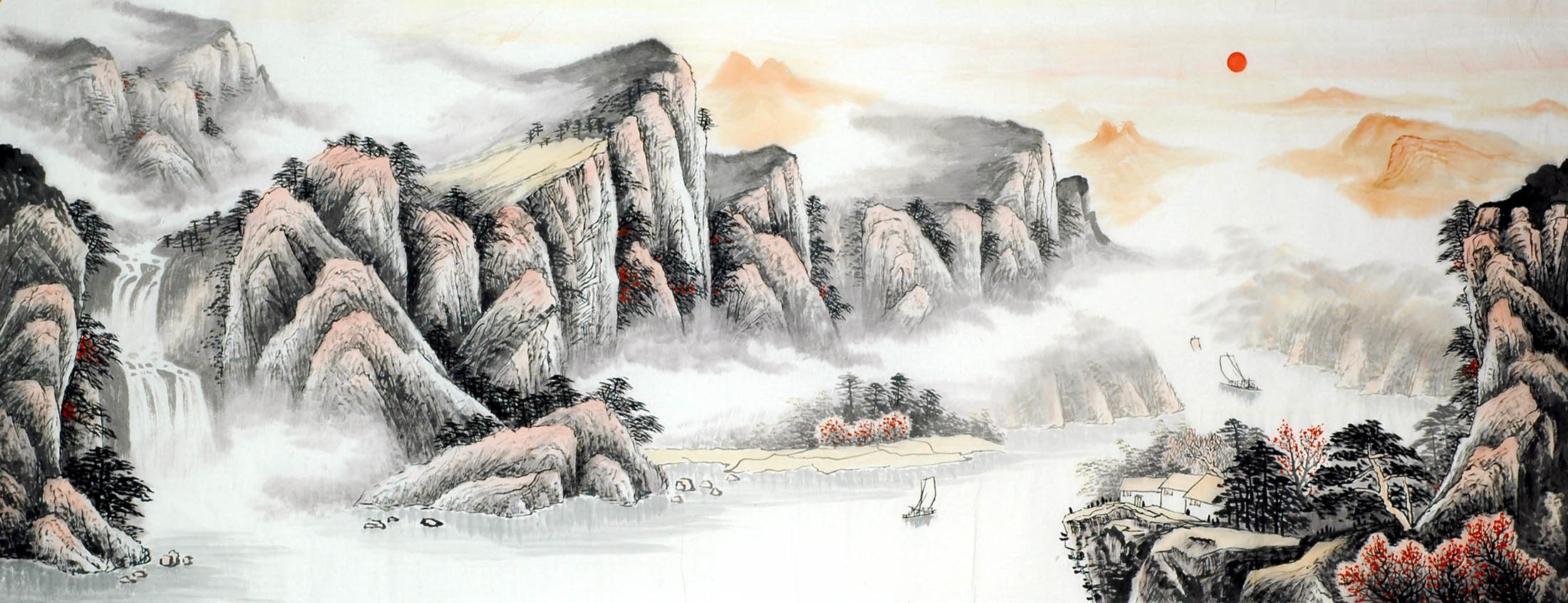 Chinese Landscape Painting - CNAG010402