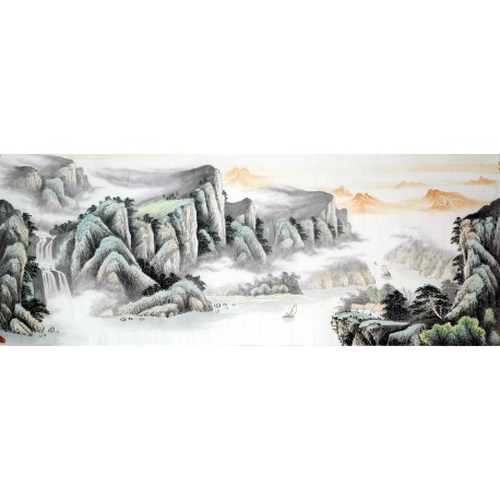 Chinese Landscape Painting - CNAG010404