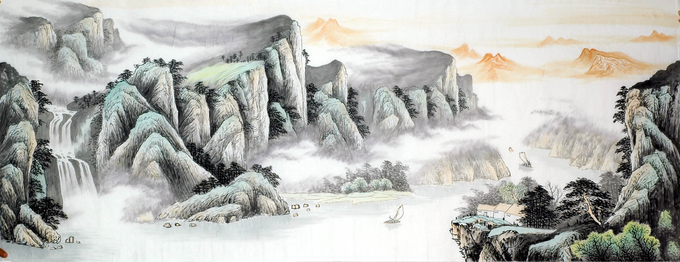 Chinese Landscape Painting - CNAG010404