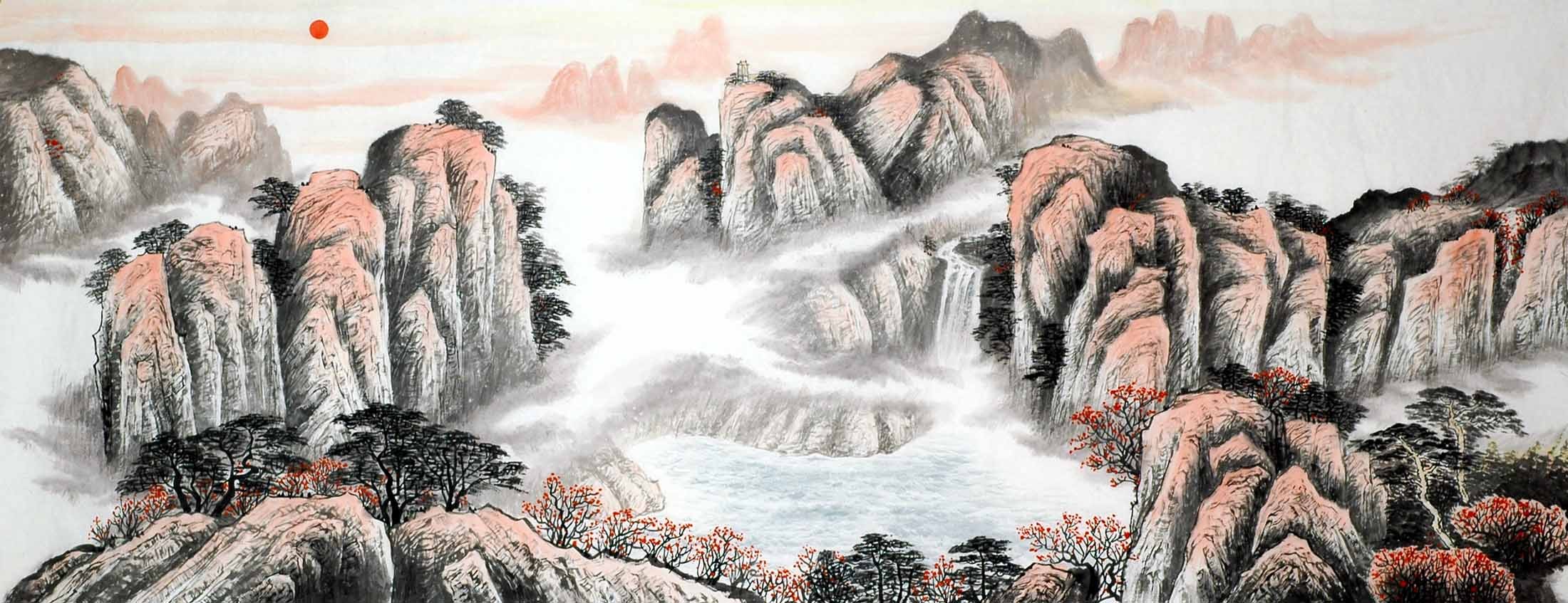 Chinese Landscape Painting - CNAG010406