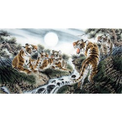 Chinese Tiger Painting - CNAG010407