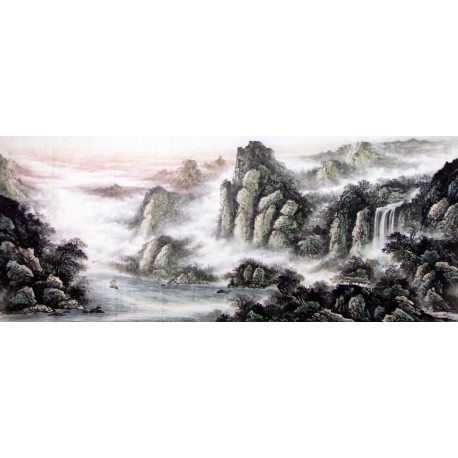 Chinese Landscape Painting - CNAG010409
