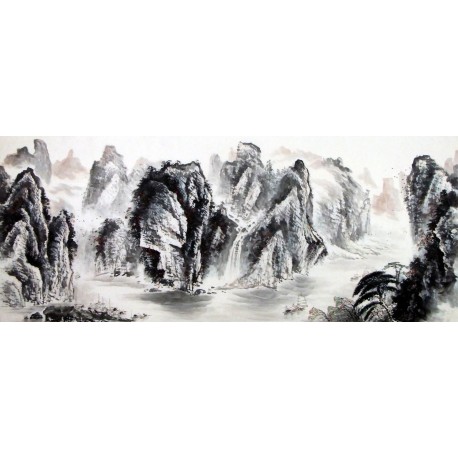 Chinese Landscape Painting - CNAG010410