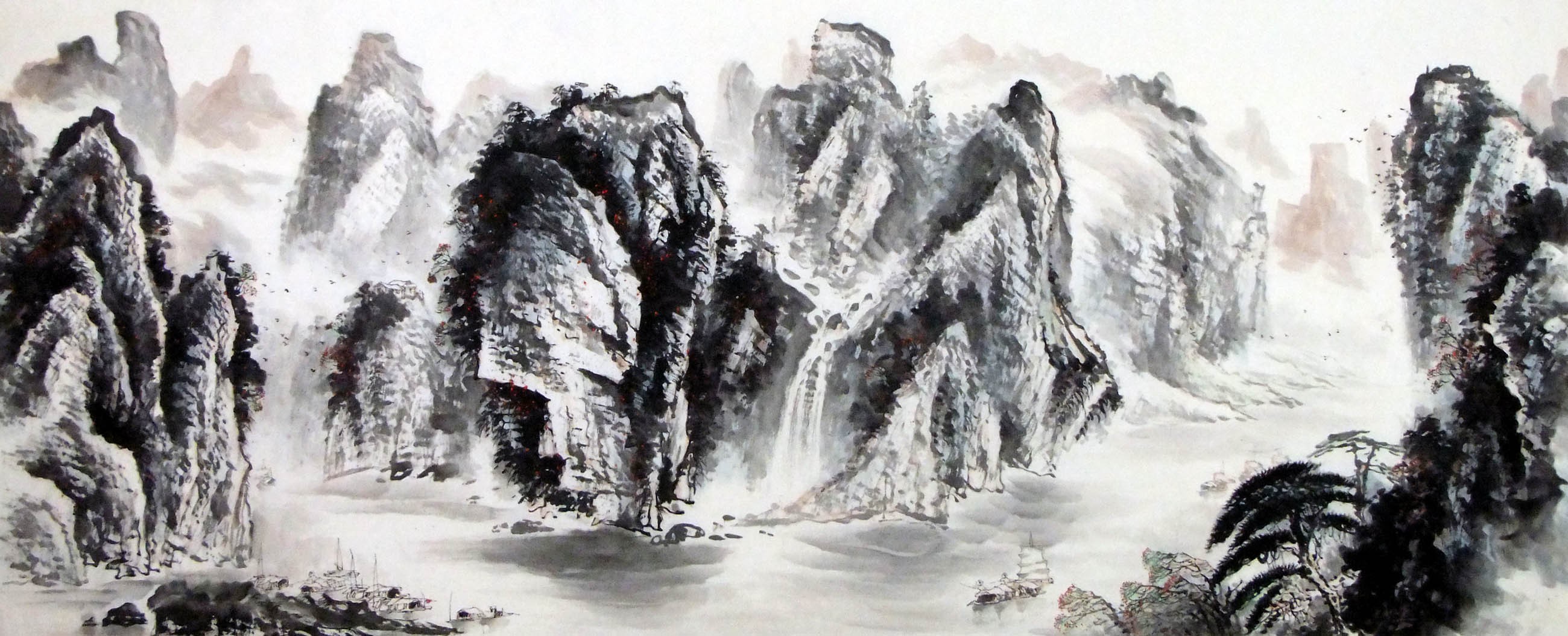 Chinese Landscape Painting - CNAG010410