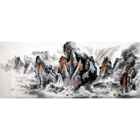 Chinese Landscape Painting - CNAG010411