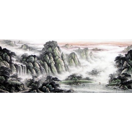 Chinese Landscape Painting - CNAG010412