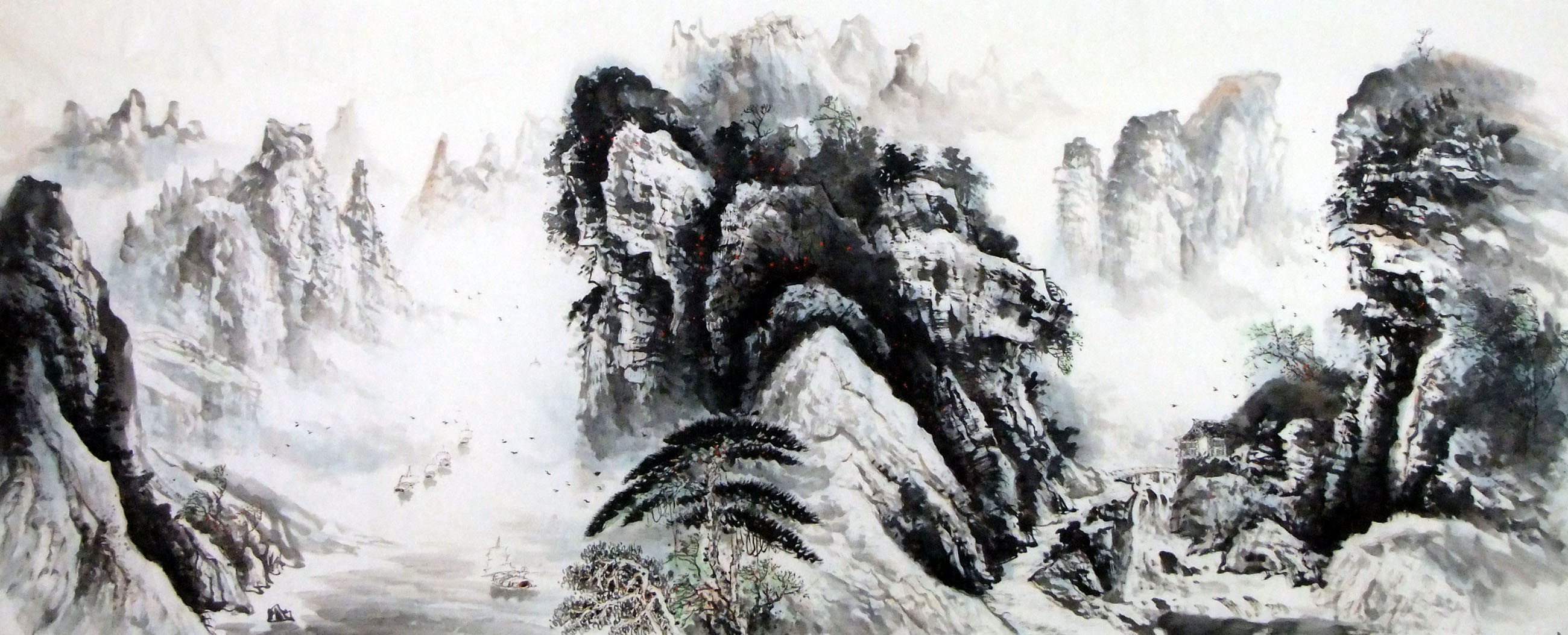 Chinese Landscape Painting - CNAG010414