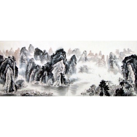 Chinese Landscape Painting - CNAG010415