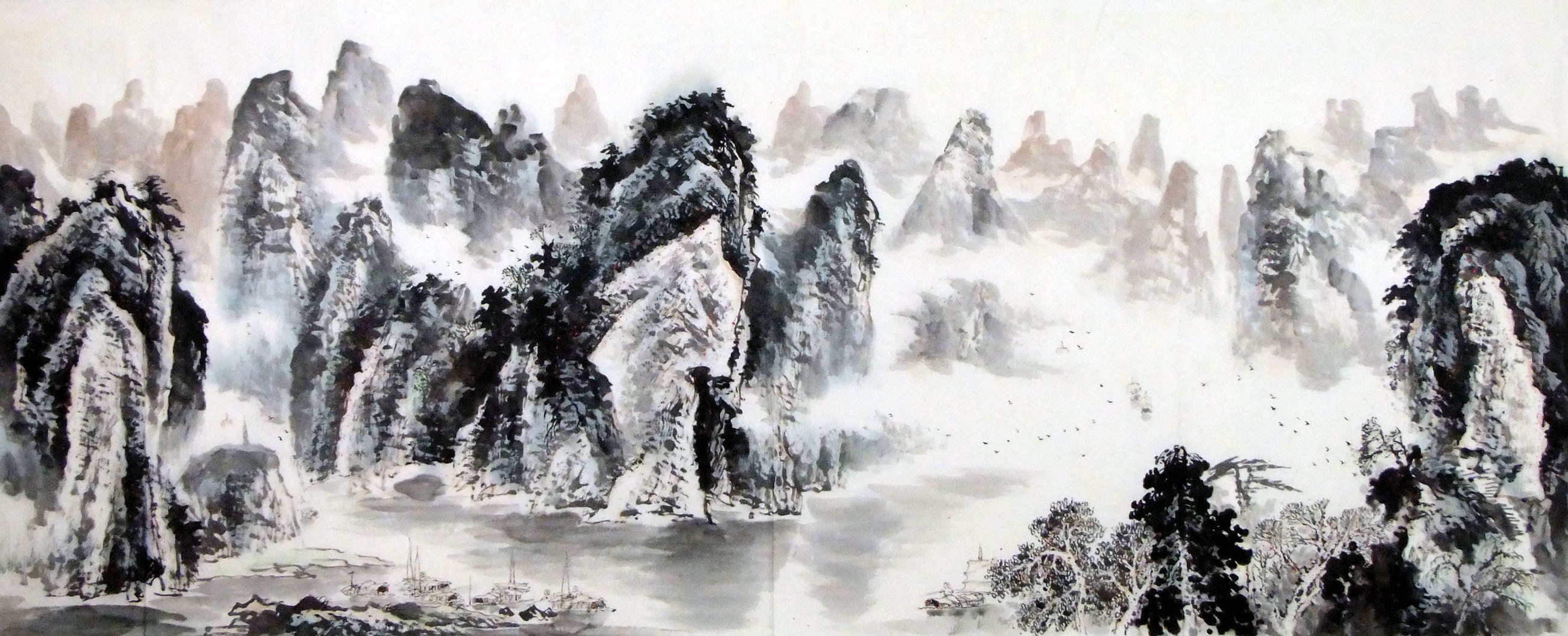 Chinese Landscape Painting - CNAG010415