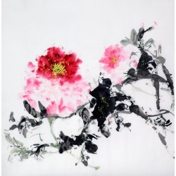 Chinese Peony Painting - CNAG010480