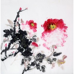 Chinese Peony Painting - CNAG010483