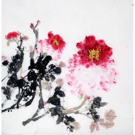 Chinese Peony Painting - CNAG010484