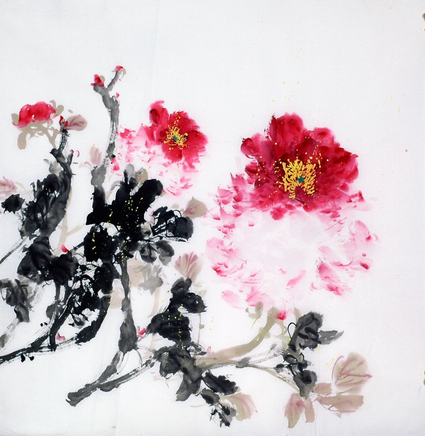 Chinese Peony Painting - CNAG010484
