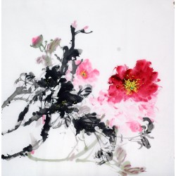 Chinese Peony Painting - CNAG010485