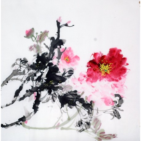 Chinese Peony Painting - CNAG010485