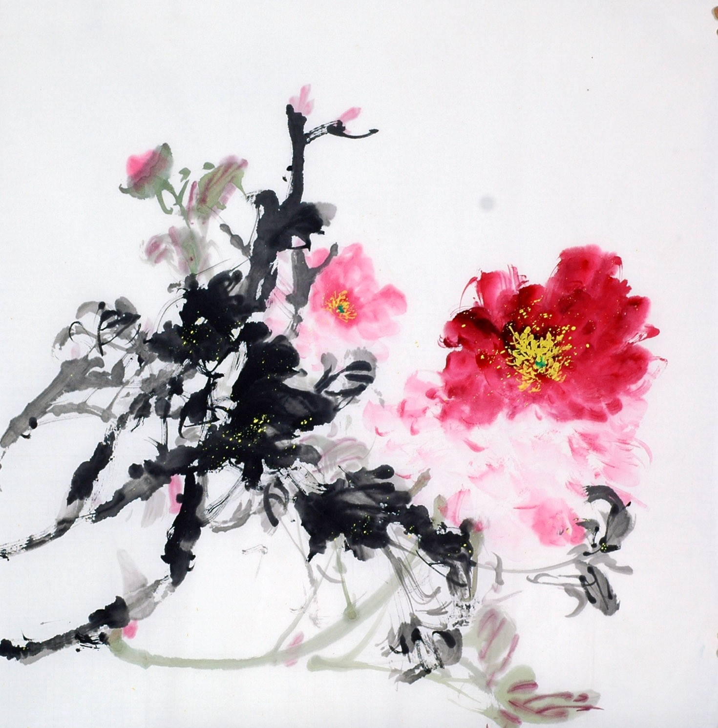 Chinese Peony Painting - CNAG010485
