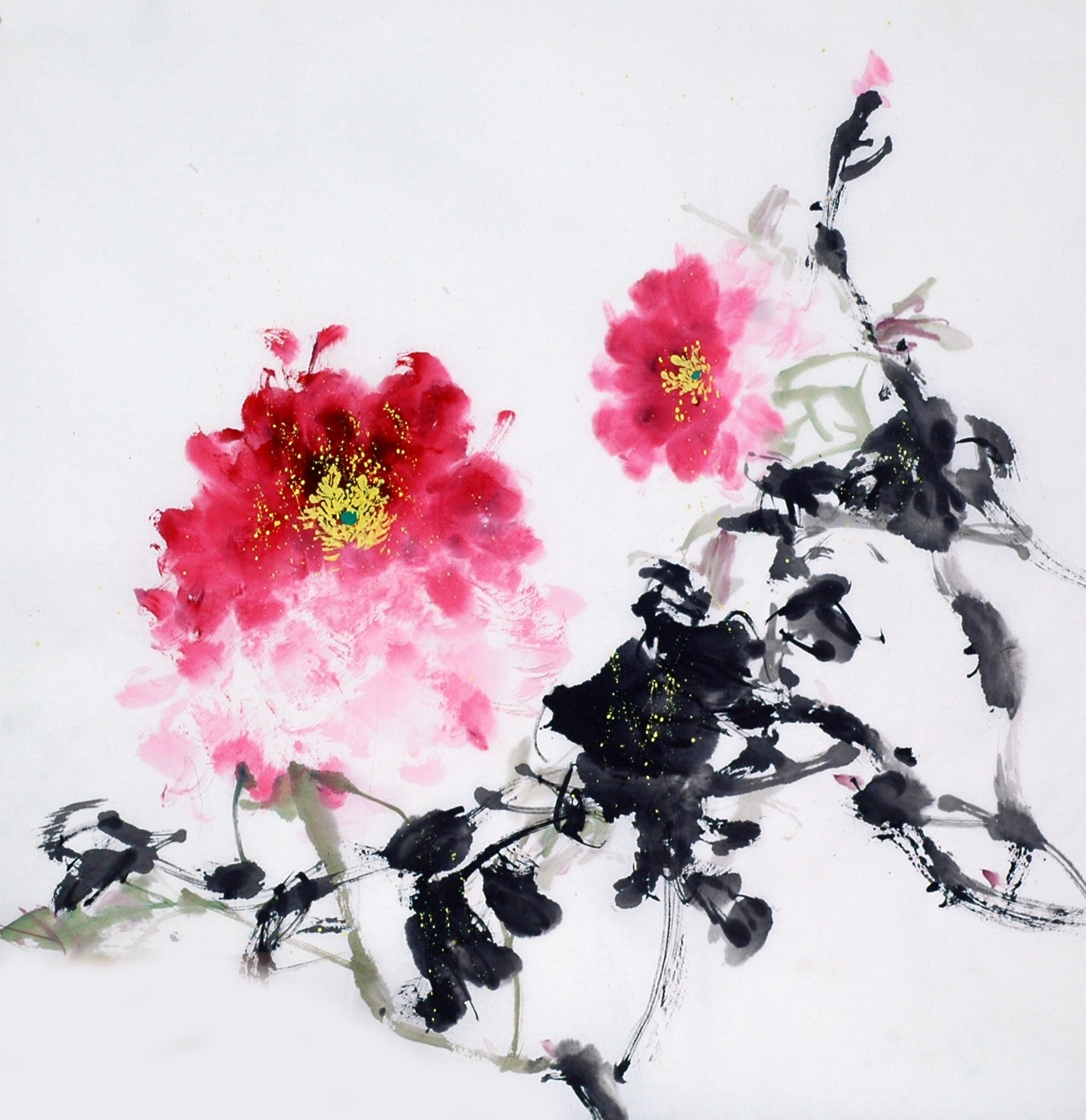 Chinese Peony Painting - CNAG010486