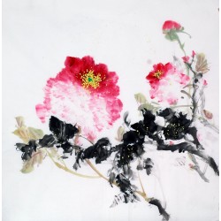 Chinese Peony Painting - CNAG010488