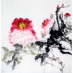 Chinese Peony Painting - CNAG010489