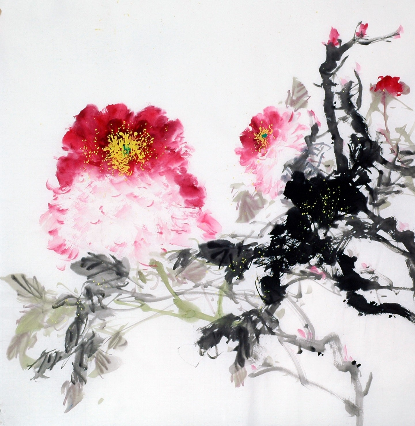 Chinese Peony Painting - CNAG010489