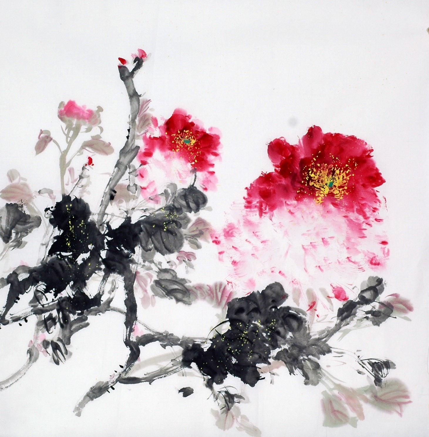 Chinese Peony Painting - CNAG010490